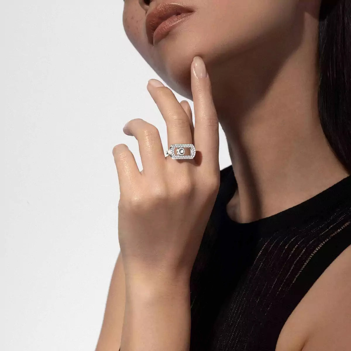 [⭐Hinora Jewelry]So Move Pave_-Set Diamond Ring