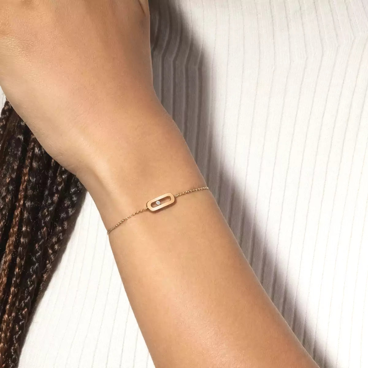 [⭐Hinora Jewelry]Move Uno Diamond Bracelet