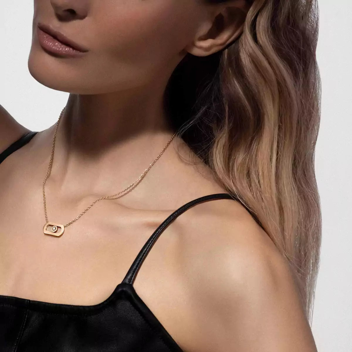 [⭐Hinora Jewelry]So Move Diamond Necklace in Gold