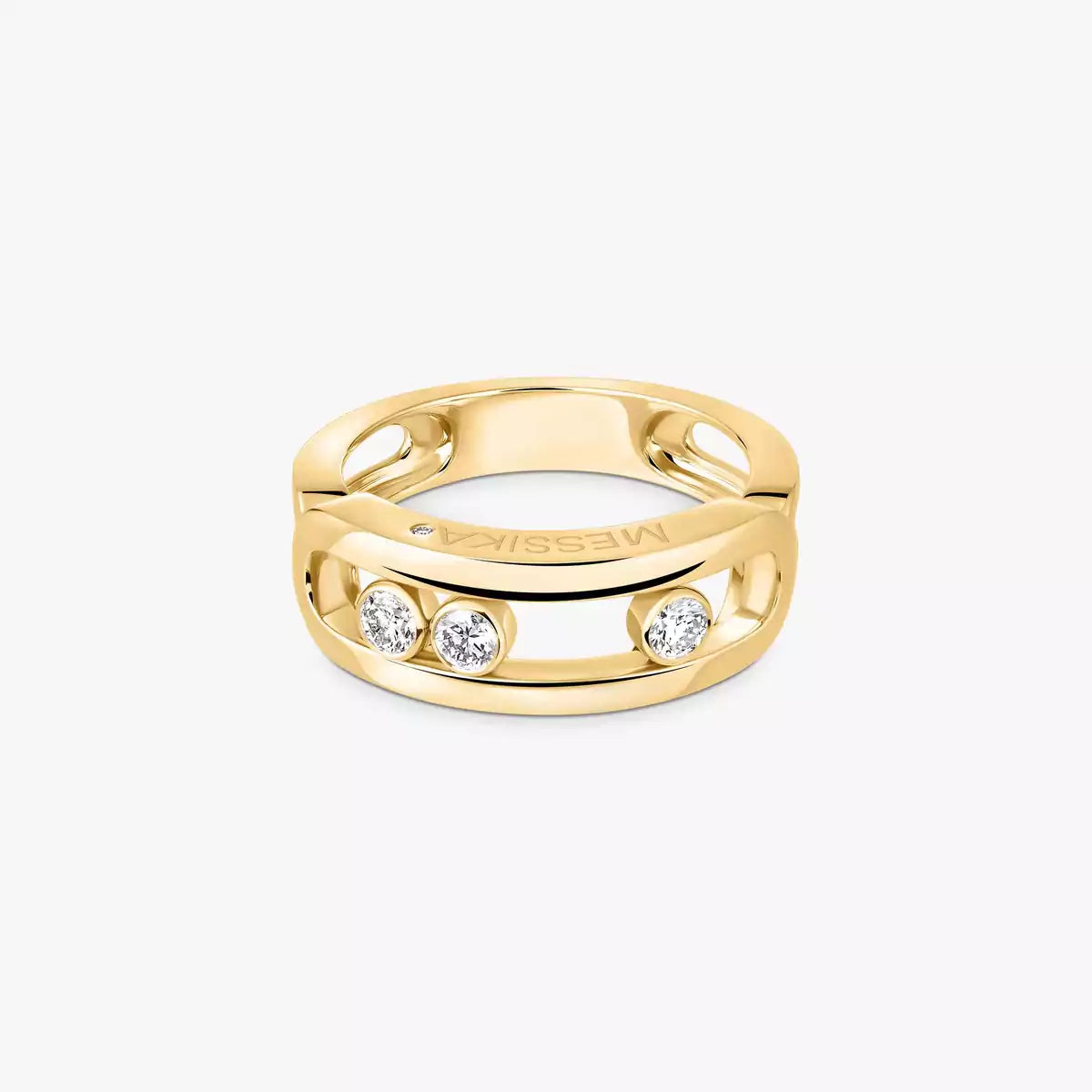 [⭐Hinora Jewelry] MoveGold Diamond Ring