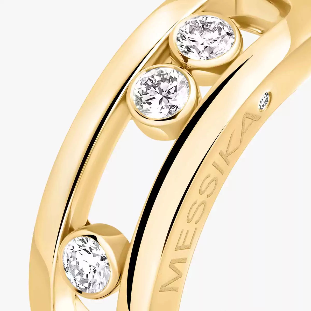 [⭐Hinora Jewelry] MoveGold Diamond Ring