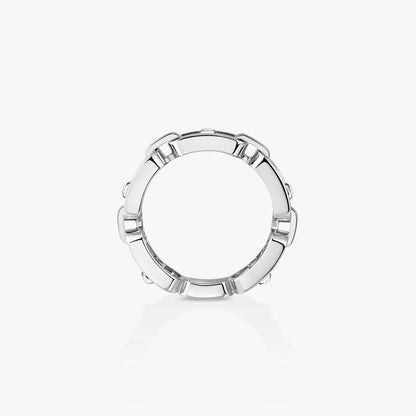 [⭐Hinora Jewelry]Move Link Pave_-Set Diamond Ring in Gold