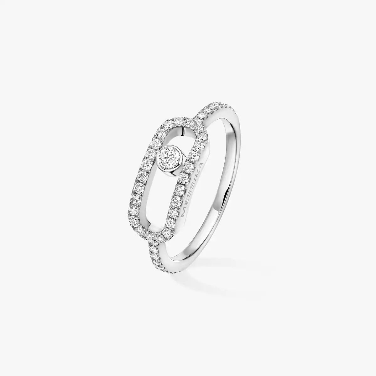 [⭐Hinora Jewelry]Move Uno Diamond Ring in Gold