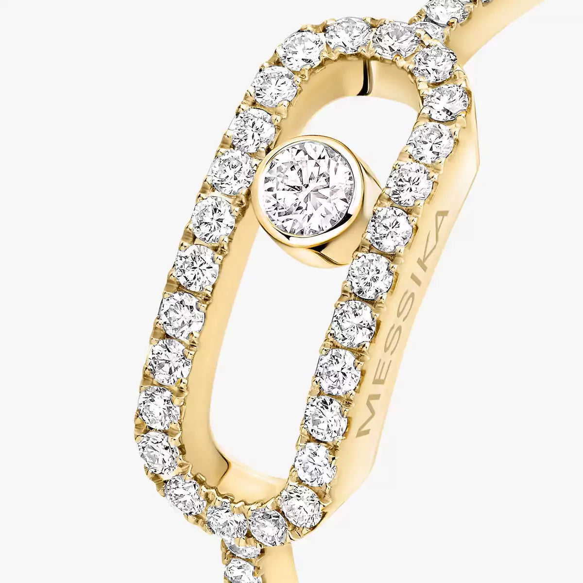[⭐Hinora Jewelry]Move Uno Diamond Ring in Gold