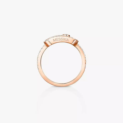[⭐Hinora Jewelry]Move Uno Diamond Ring in Gold