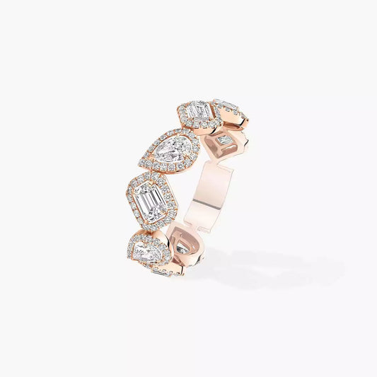 [⭐Hinora Jewelry]Diamond Wedding Ring My Twin