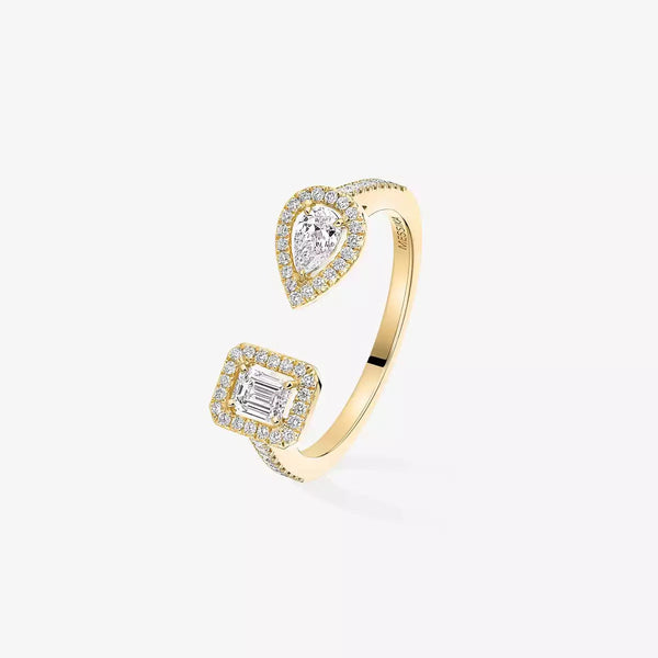 [⭐Hinora Jewelry]My Twin Toi Gold Diamond Ring
