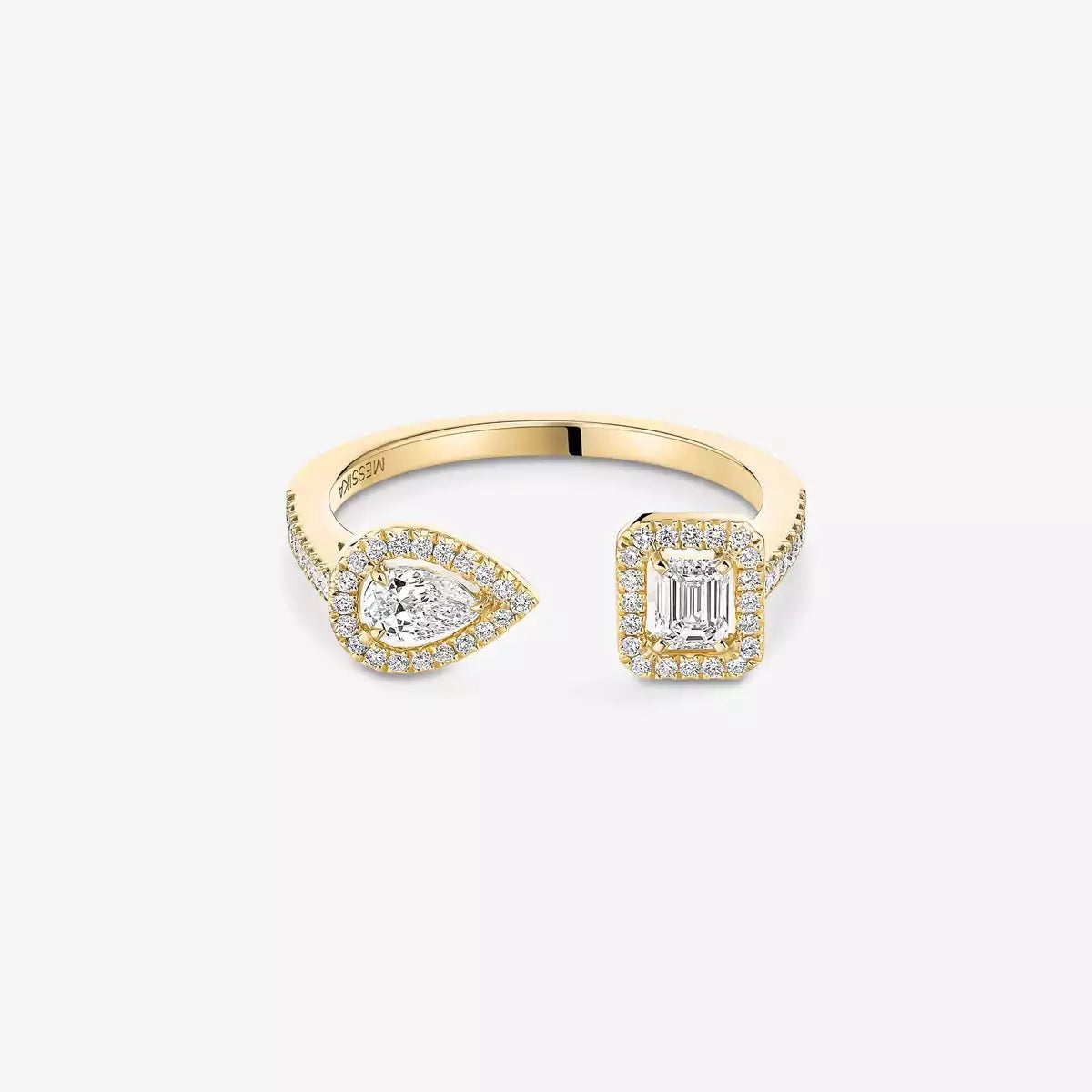 [⭐Hinora Jewelry]My Twin Toi Gold Diamond Ring