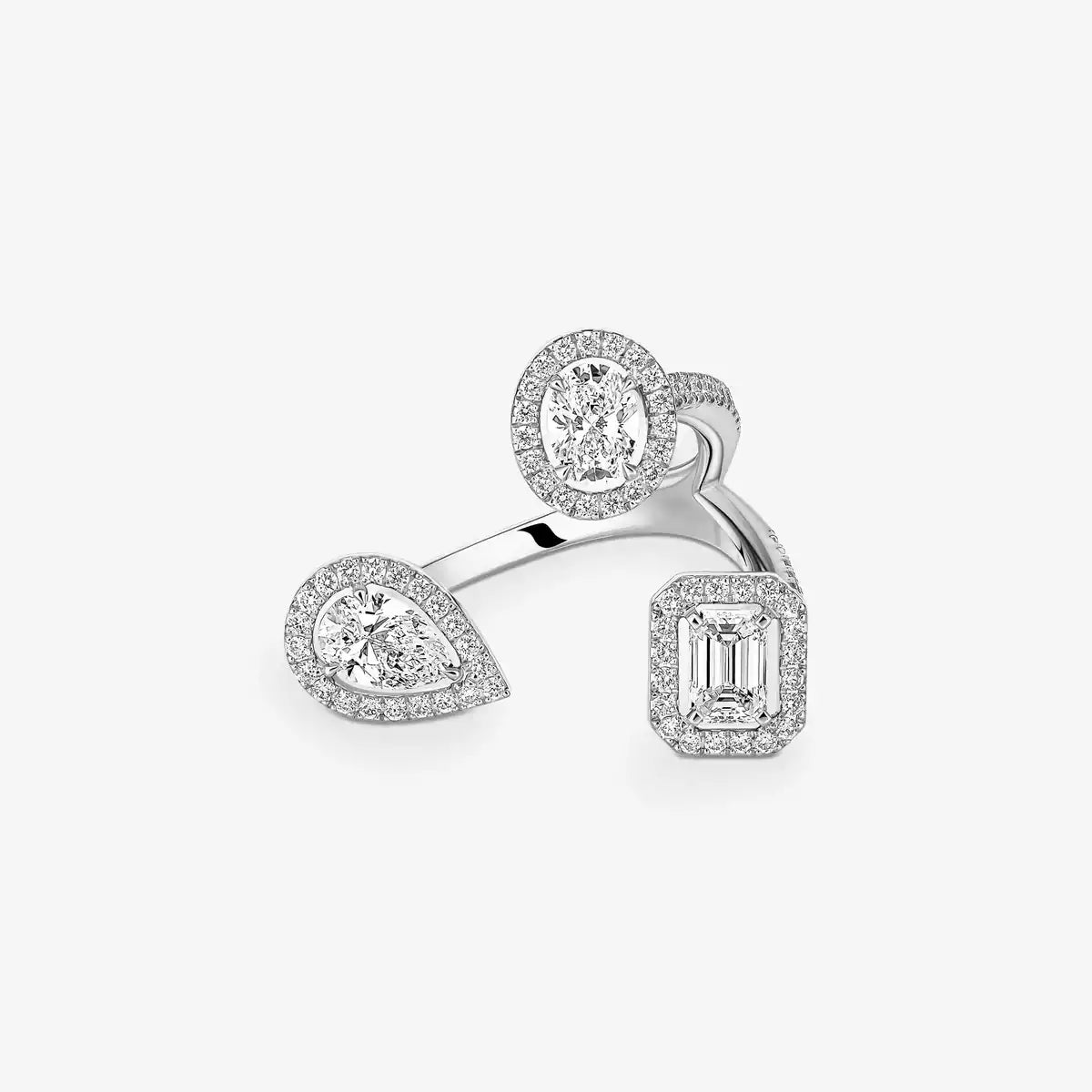 [[⭐Hinora Jewelry] Diamond Ring 0,25ct My Twin Trilogy