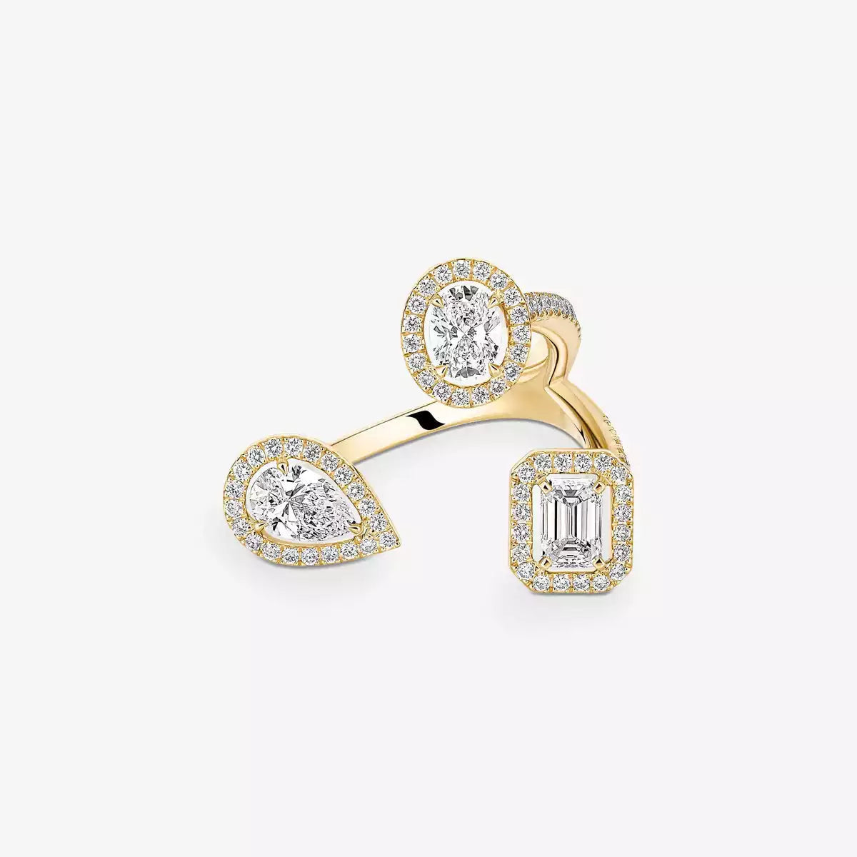 [[⭐Hinora Jewelry] Diamond Ring 0,25ct My Twin Trilogy