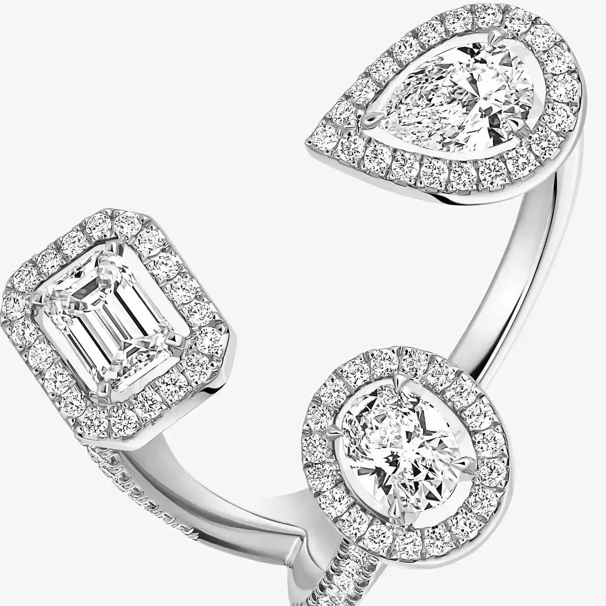 [[⭐Hinora Jewelry] Diamond Ring 0,25ct My Twin Trilogy