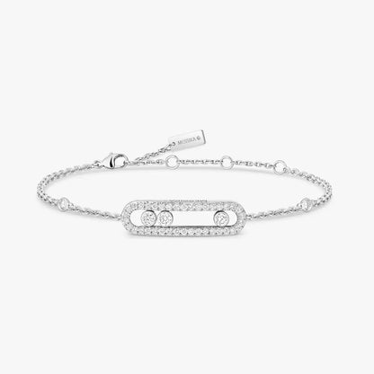 [⭐Hinora Jewelry]Pavé Baby Move Diamond Bracelet