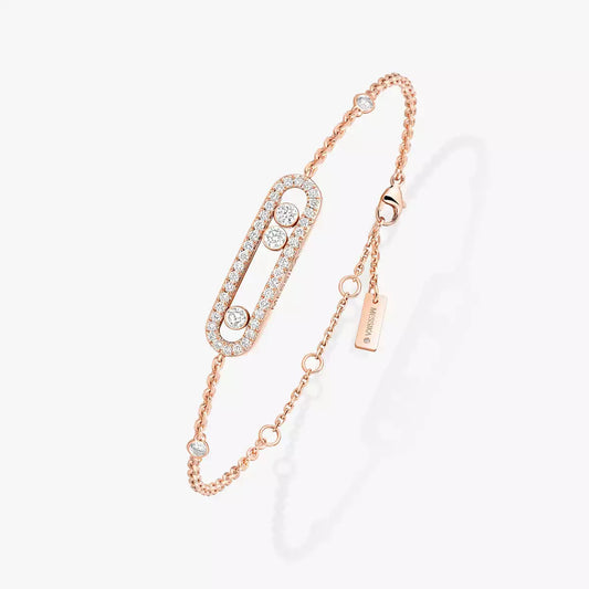 [⭐Hinora Jewelry]Pavé Baby Move Diamond Bracelet