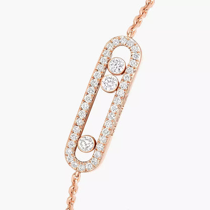 [⭐Hinora Jewelry]Pavé Baby Move Diamond Bracelet