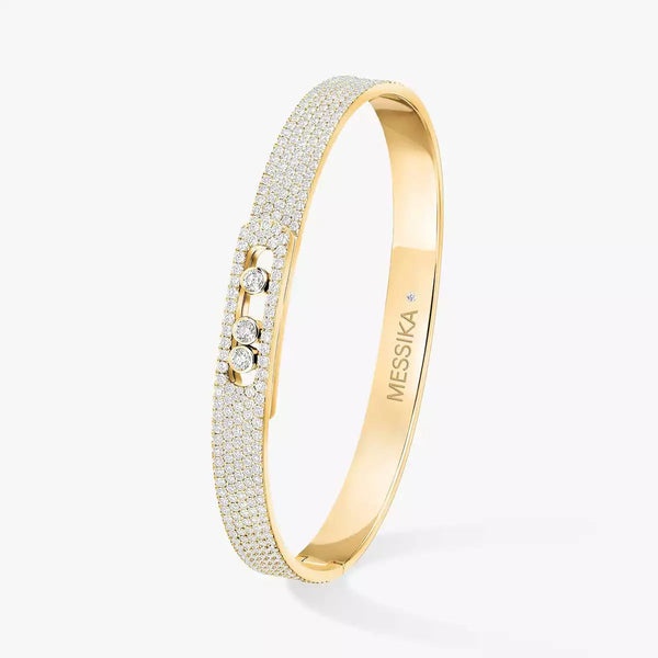 [⭐Hinora Jewelry]Move Noa Full Pavé Diamond Bangle Bracelet