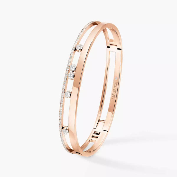 [⭐Hinora Jewelry]Move Romane Diamond Bangle Bracelet