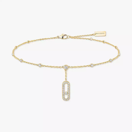 [⭐Hinora Jewelry] Move Uno pavé ankle bracelet