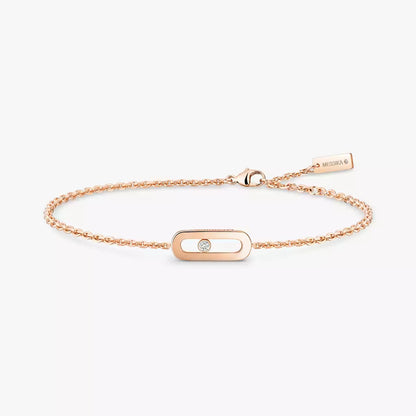 [⭐Hinora Jewelry]Move Uno Diamond Bracelet