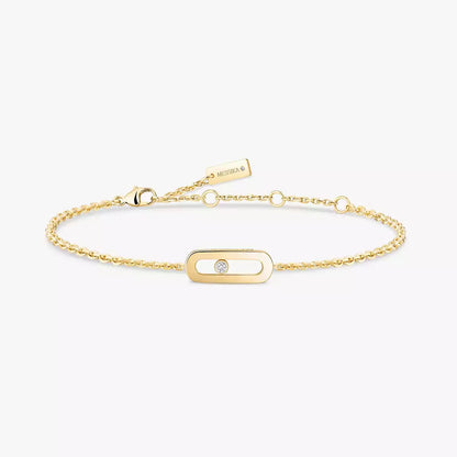 [⭐Hinora Jewelry]Move Uno Diamond Bracelet
