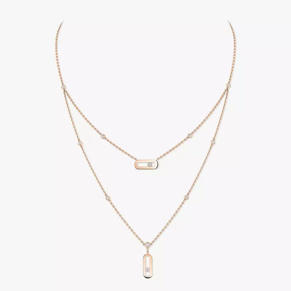 [⭐Hinora Jewelry] Move Uno Diamond Necklace