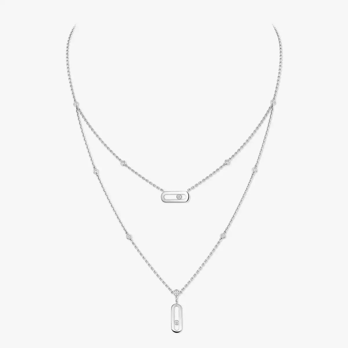 [⭐Hinora Jewelry] Move Uno Diamond Necklace