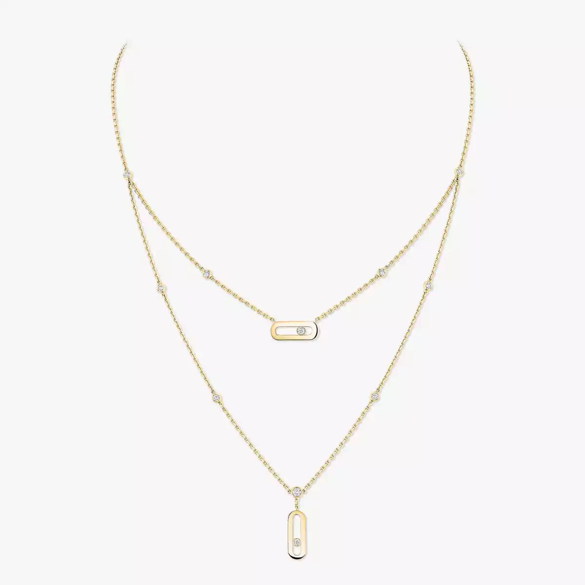 [⭐Hinora Jewelry] Move Uno Diamond Necklace