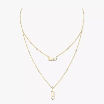 [⭐Hinora Jewelry] Move Uno Diamond Necklace