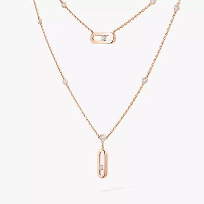 [⭐Hinora Jewelry] Move Uno Diamond Necklace