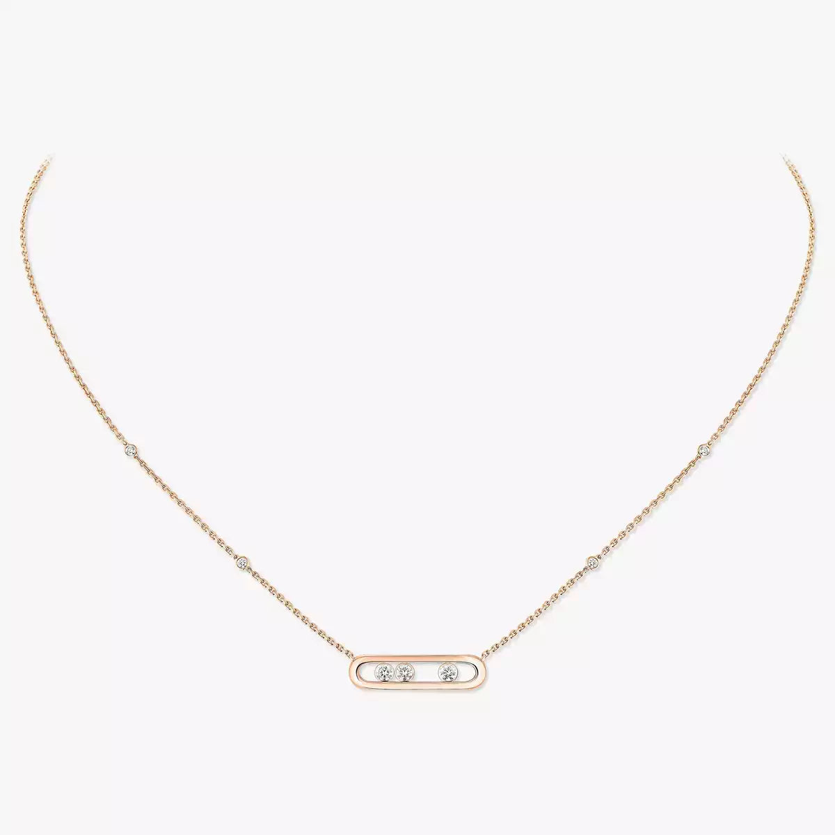 [⭐Hinora Jewelry] Baby Move Gold Diamond Necklace