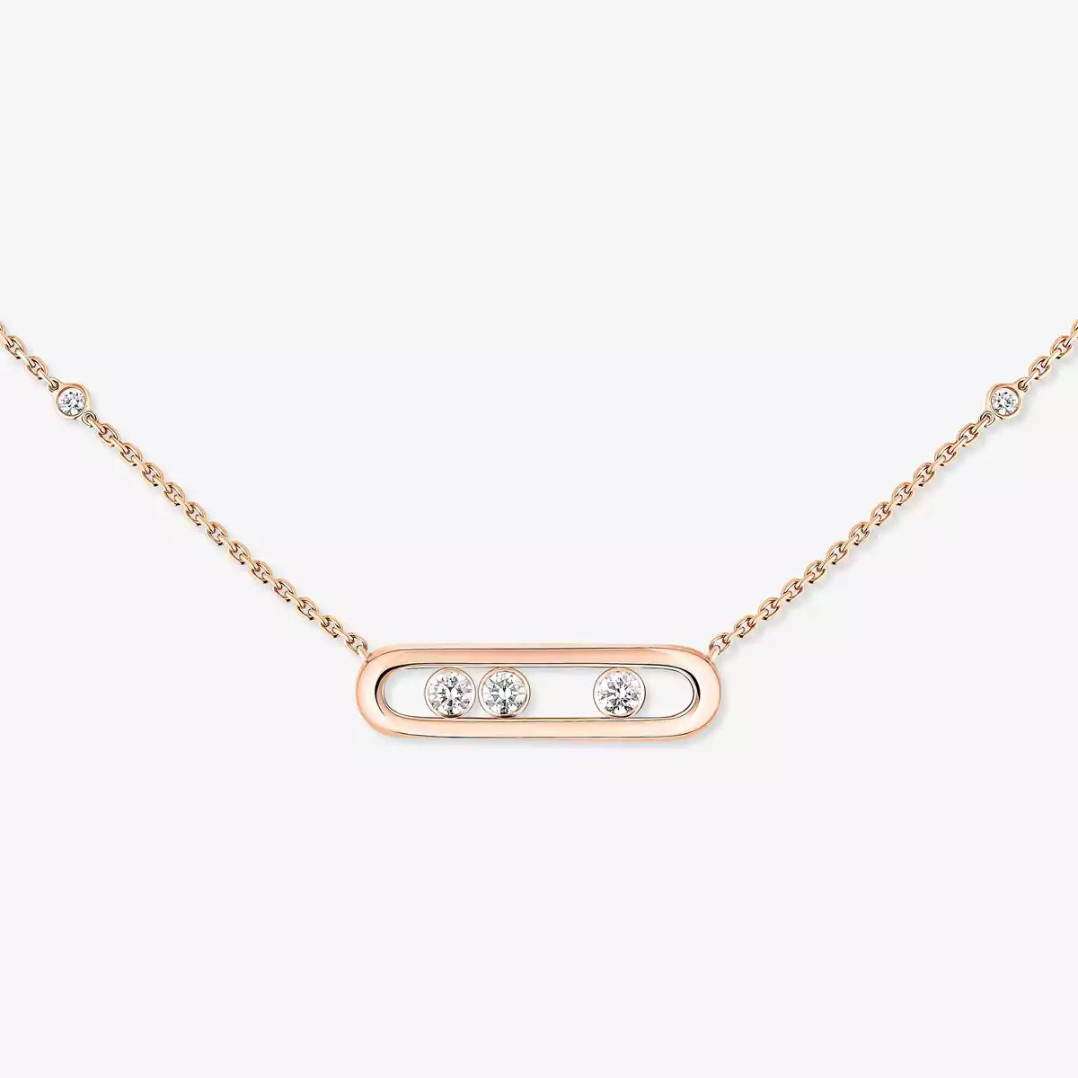 [⭐Hinora Jewelry] Baby Move Gold Diamond Necklace
