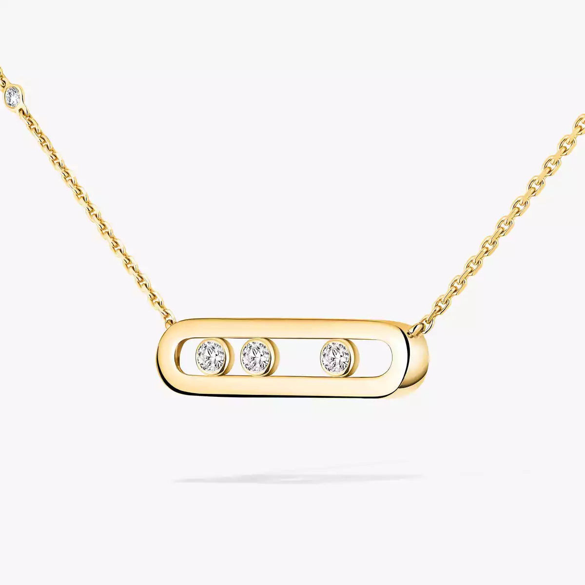 [⭐Hinora Jewelry] Baby Move Gold Diamond Necklace