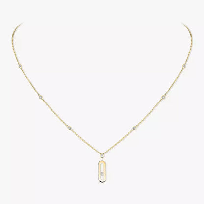 [⭐Hinora Jewelry] Move Uno Gold Diamond Long Necklace