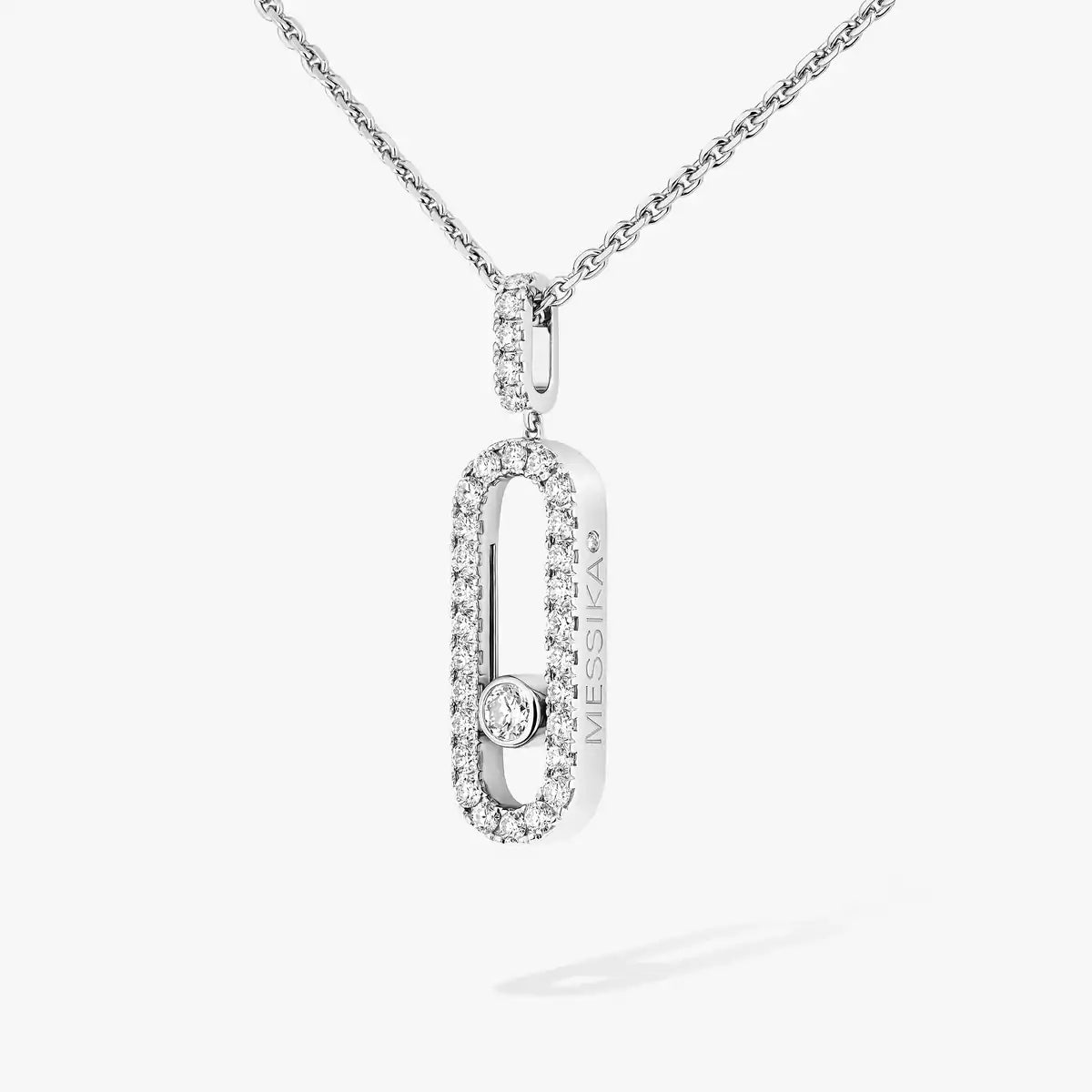 [⭐Hinora Jewelry]Move Uno Diamond Necklace in Rose Gold