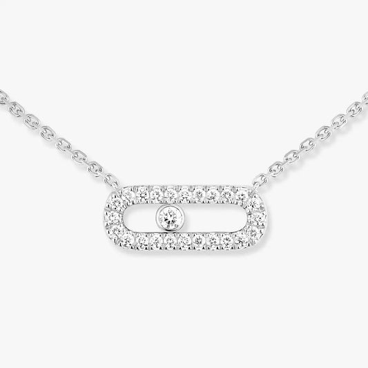 [⭐Hinora Jewelry]Diamond Necklace Move Uno