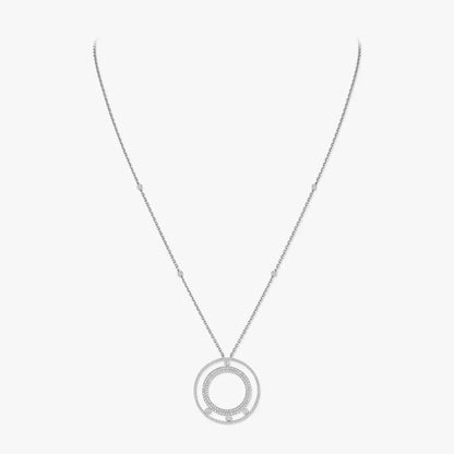 [⭐Hinora Jewelry]Move Romane Long Pave_-Set Diamond Necklace