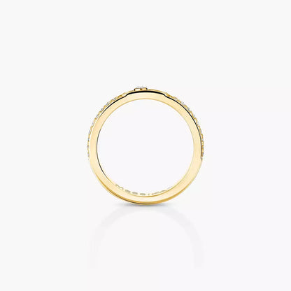 [⭐Hinora Jewelry]Move Joaillerie Pave_ Diamond Wedding Ring
