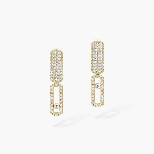 [⭐Hinora Jewelry]Imperial Move SM Diamond Earrings
