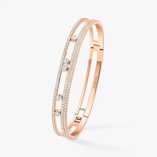 [⭐Hinora Jewelry]Move Romane pavé bangle