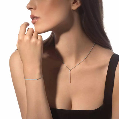 [⭐Hinora Jewelry]Gatsby Diamond Bracelet