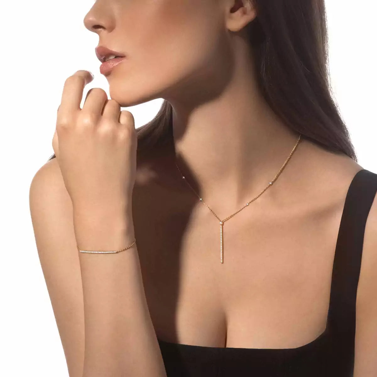 [⭐Hinora Jewelry]Gatsby Diamond Bracelet