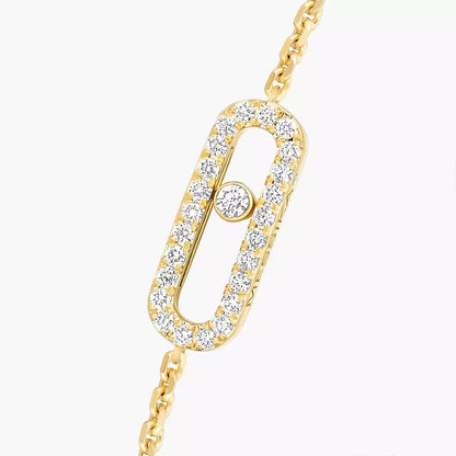 [⭐Hinora Jewelry]Move Uno Diamond Bracelet