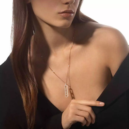 [⭐Hinora Jewelry]Diamond Necklace Move 10Th
