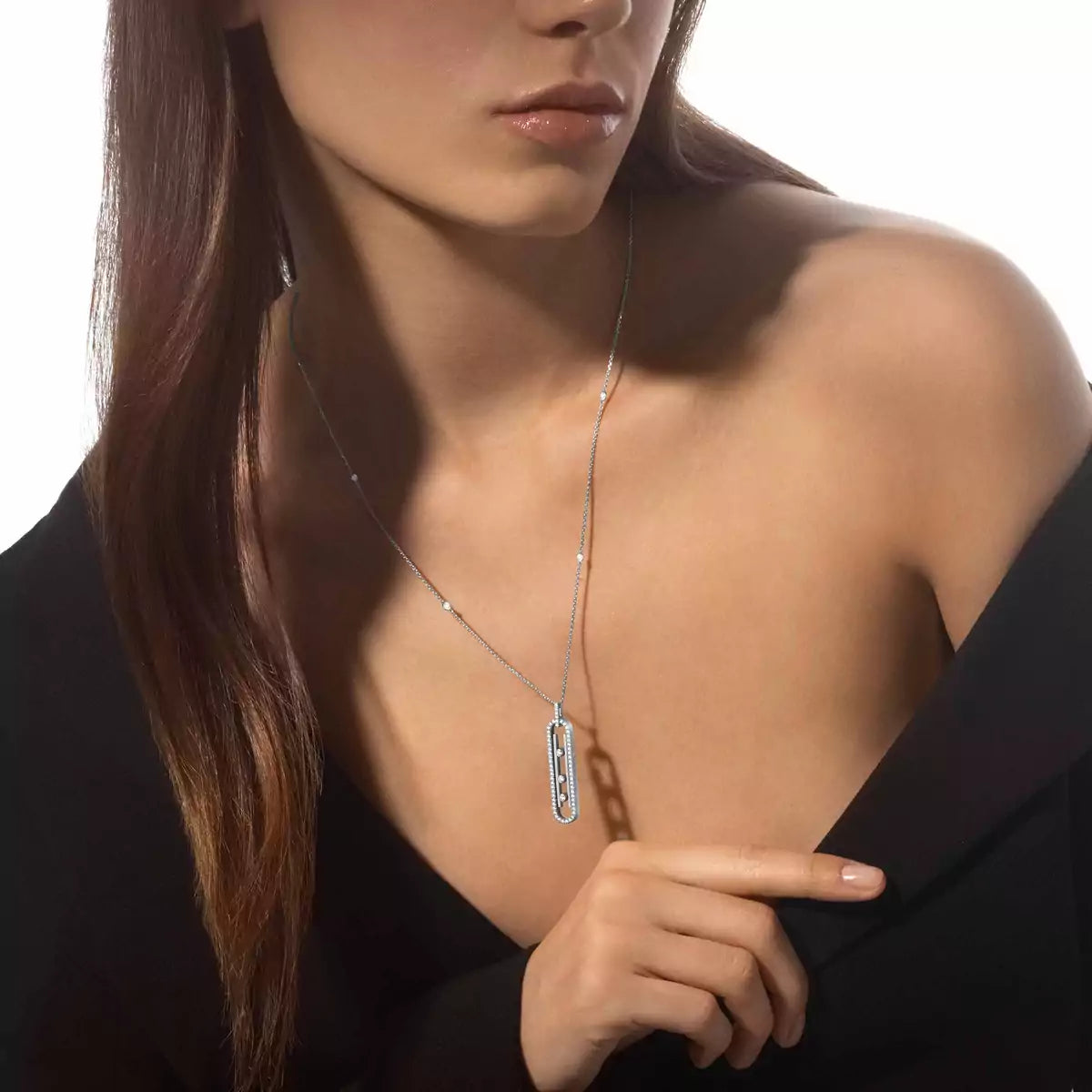 [⭐Hinora Jewelry]Diamond Necklace Move 10Th