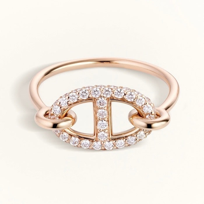 [⭐Hinora Jewelry]RONDE SMALL DIAMOND RING