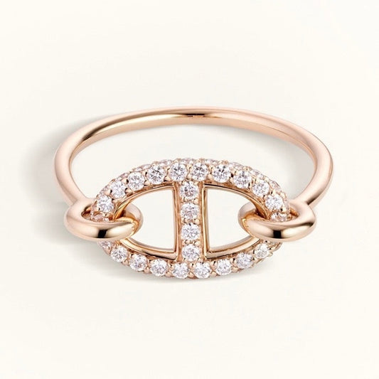 [⭐Hinora Jewelry]RONDE SMALL DIAMOND RING