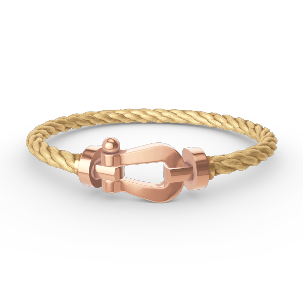 [⭐Hinora Jewelry]FORCE LARGE HORSESHOE NO DIAMOND BRACELET ROSE GOLD