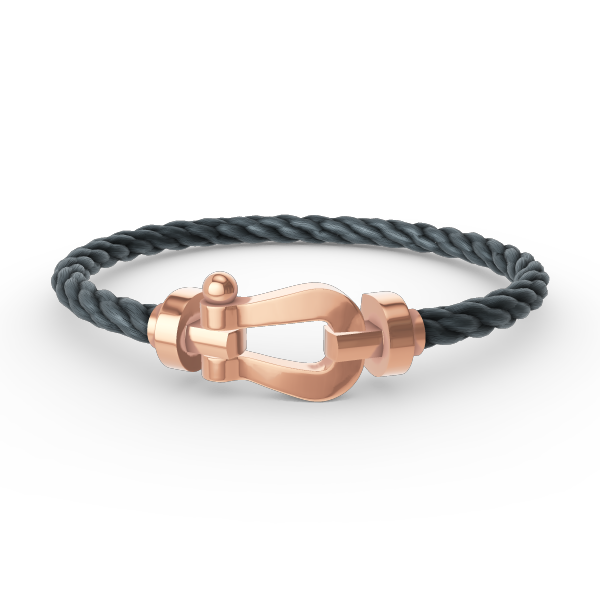 [⭐Hinora Jewelry]FORCE LARGE HORSESHOE NO DIAMOND BRACELET ROSE GOLD