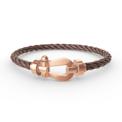 [⭐Hinora Jewelry]FORCE LARGE HORSESHOE NO DIAMOND BRACELET ROSE GOLD