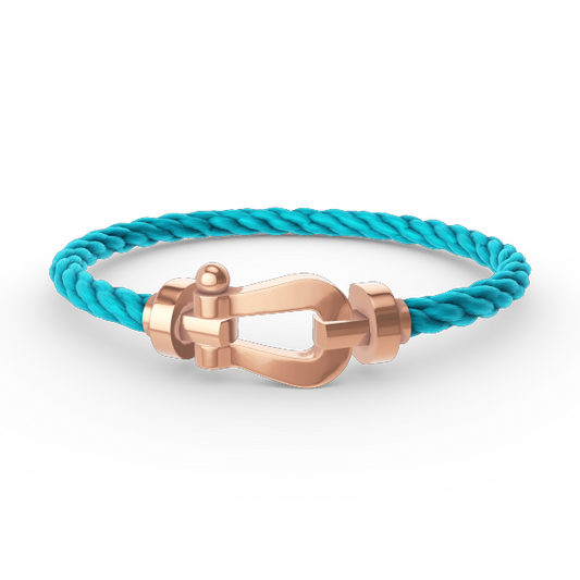 [⭐Hinora Jewelry]FORCE LARGE HORSESHOE NO DIAMOND BRACELET ROSE GOLD