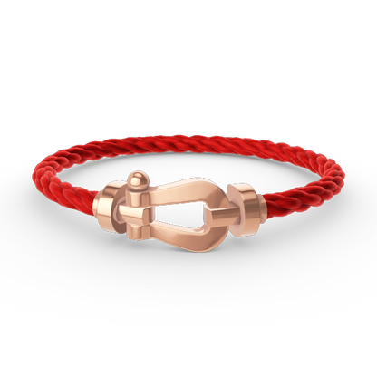 [⭐Hinora Jewelry]FORCE LARGE HORSESHOE NO DIAMOND BRACELET ROSE GOLD